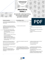 Practical Tool 3: Frequently Asked Questions, Associated Challenges, Possible Solutions