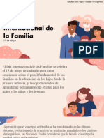 Día Internacional de Las Familias