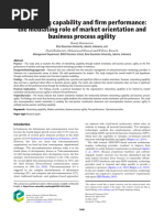 Networking Capability and Firm Performance