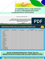 Dirjen PSP 2 - Jateng - Tindak Lanjut - Sinergi Peta Lp2b