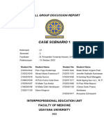 Small Group Discussion-41 Report-Case Scenario 1