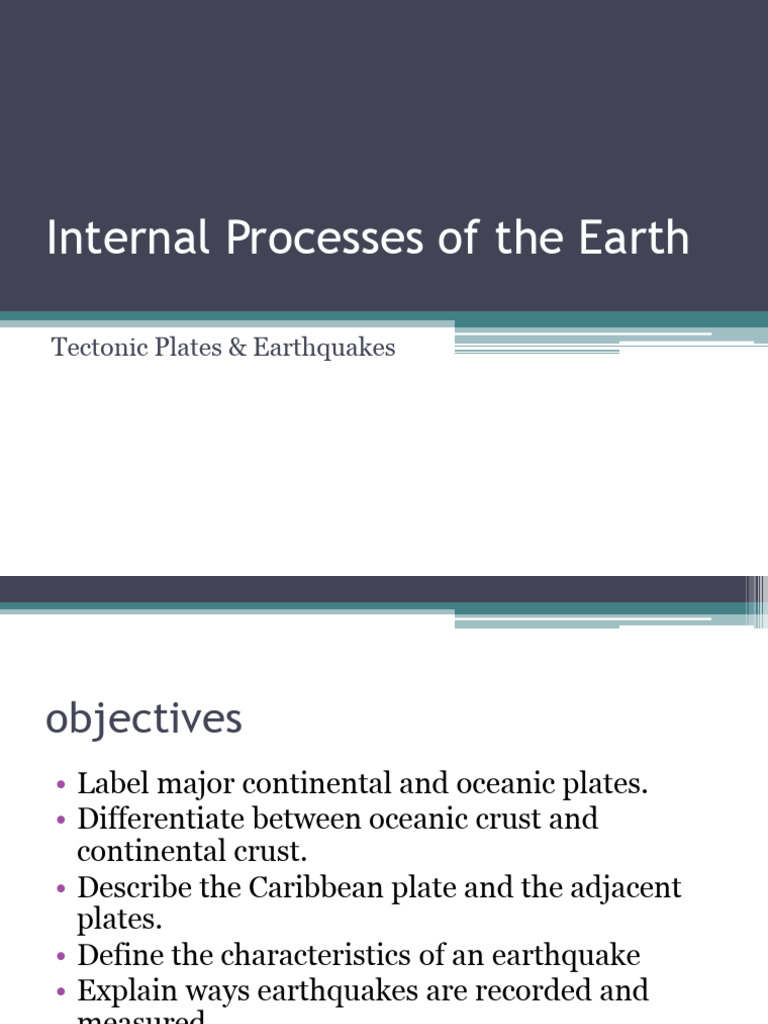 Tectonic Plates Earthquakes Pdf Plate Tectonics Earthquakes
