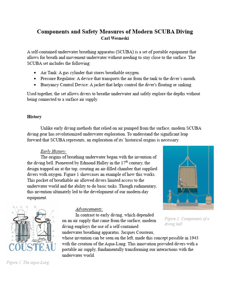 SCUBA Diving Gear: Components & Safety | PDF | Scuba Diving ...