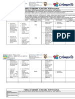 Plan de Mejora Institucional