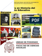 BROCHURE Historia Del Pensamiento Educativo Peruano
