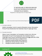 K3 Dasar-Dasar Keselamatan Dan Kesehatan Kerja (K3) V