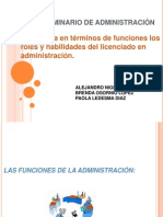 LAS FUNCIONES DE LA ADMINISTRACIÓN - PPT (A)
