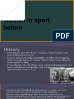 Women in Sport Report 1