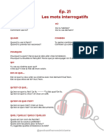21 - Mots Interrogatifs PDF