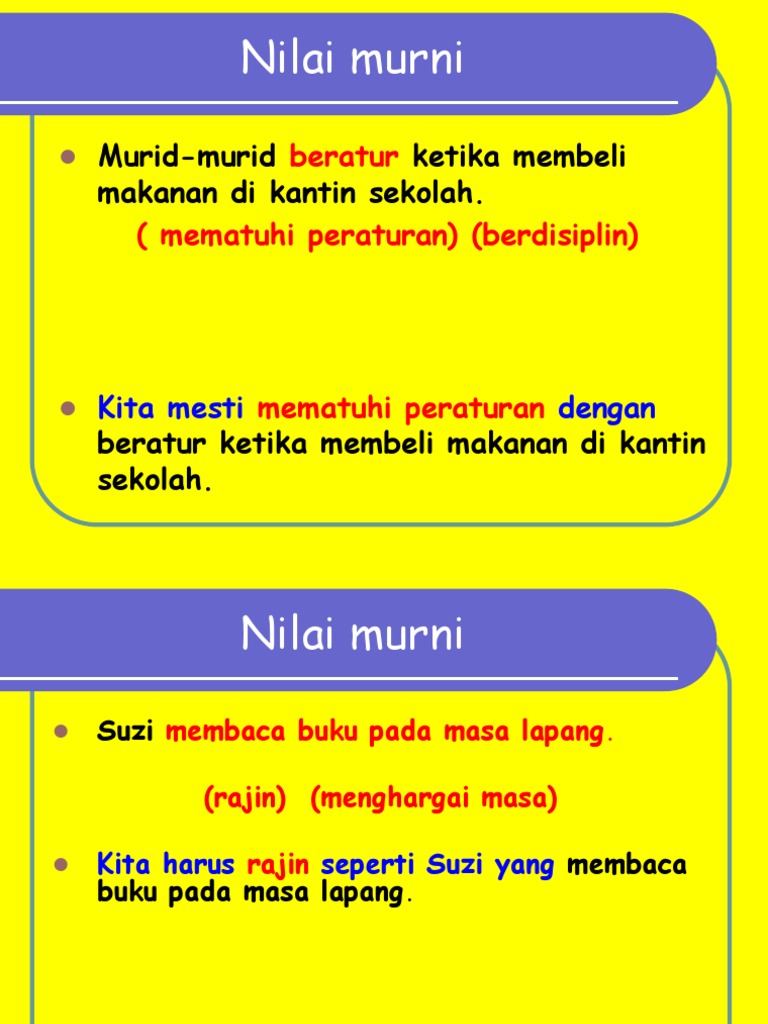 Nilai murni Nilai murni