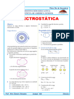 Electrostática para Quinto Grado de Secundaria