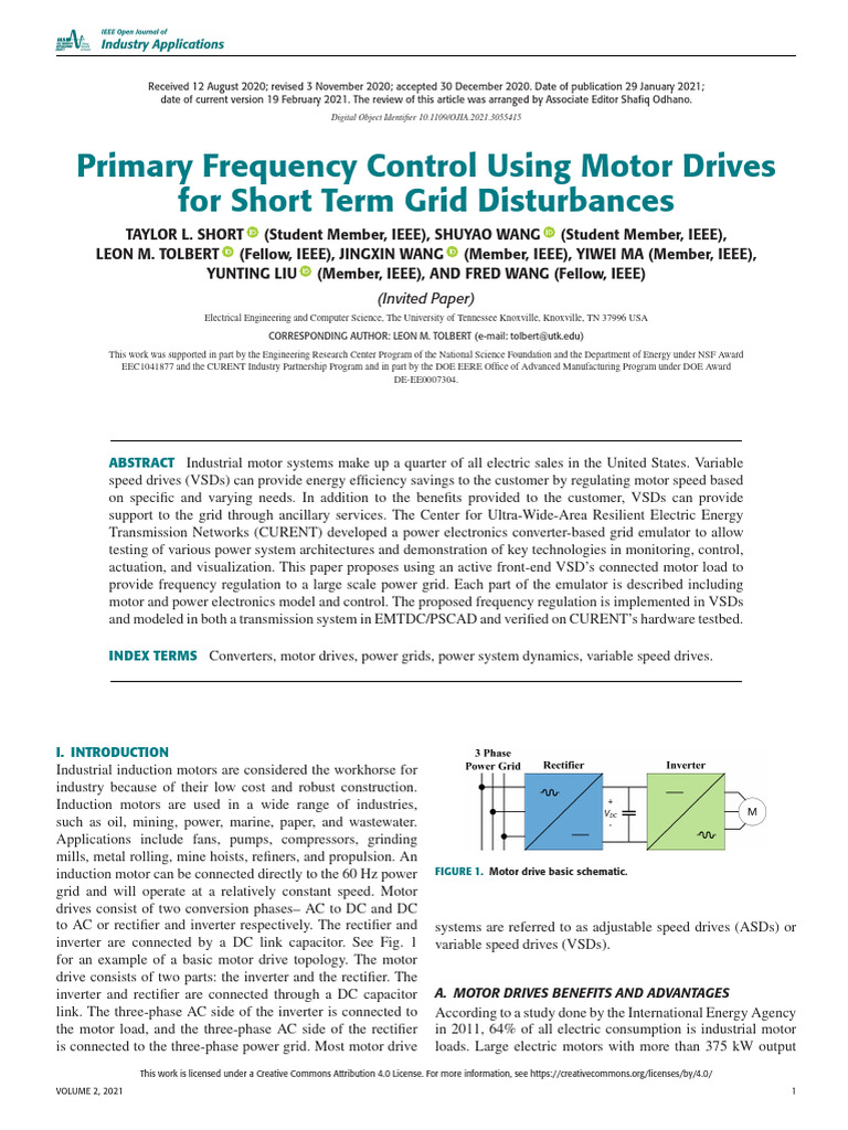Frequency Control with Motor Drives | PDF | Power Inverter | Electric Motor