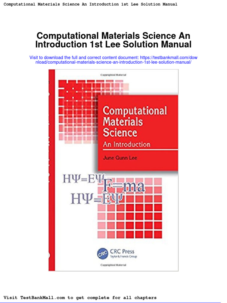 Computational Materials Science Issn