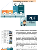 III. Sejarah Perkembangan Manajemen Industri