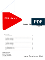 Ecu Library 8.3.1 New Features List