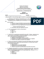 NegOr - EsP5 - Diagnostic Test With Answer Key