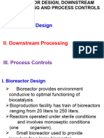 Fall 2023 Chapter 7, 9 & 10 CHEM 517 Bioreactor Processing & Control