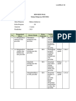 Kisi-Kisi Soal PAS Kelas Xi Semester 1 TEKS PROSEDUR