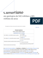 Cambriano - Wikipédia, A Enciclopédia Livre