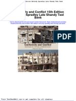 Conformity and Conflict 15th Edition Mccurdy Spradley Late Shandy Test Bank