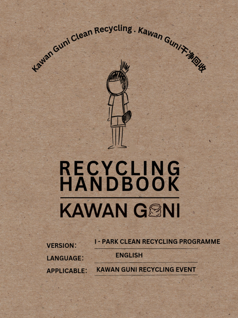 Kawan Guni Recycling Handbook IPark Version PDF Recycling Plastic