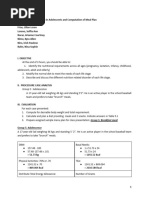 Activity 2 Group 5-Sample Menu in Adolescents and Computation of Meal Plan