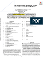 LBM Lattice Boltzmann Method Applied To Variable Thermal Conductivity Conduction and Radiation Problems