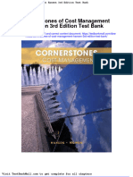 Cornerstones of Cost Management Hansen 3rd Edition Test Bank