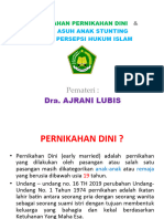 Pencegahan Pernikahan Dini Dan Pola Asuh Anak Stunting Dalam Persepsi Hukum Islam