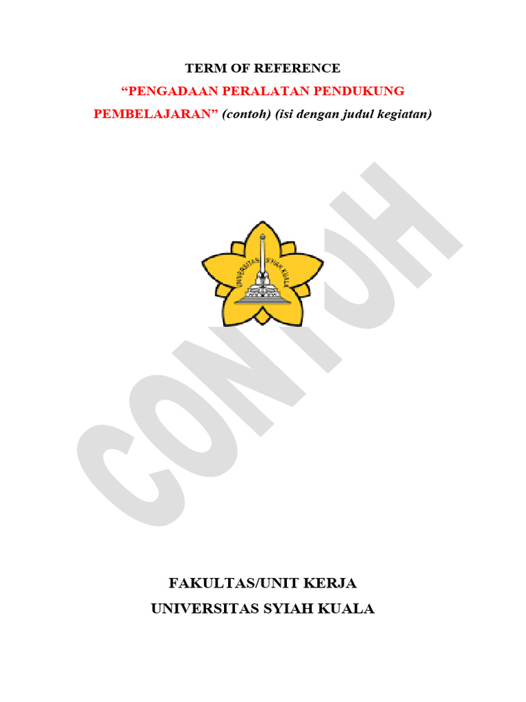 Contoh Tor 2023 | PDF | Bisnis | Komputer