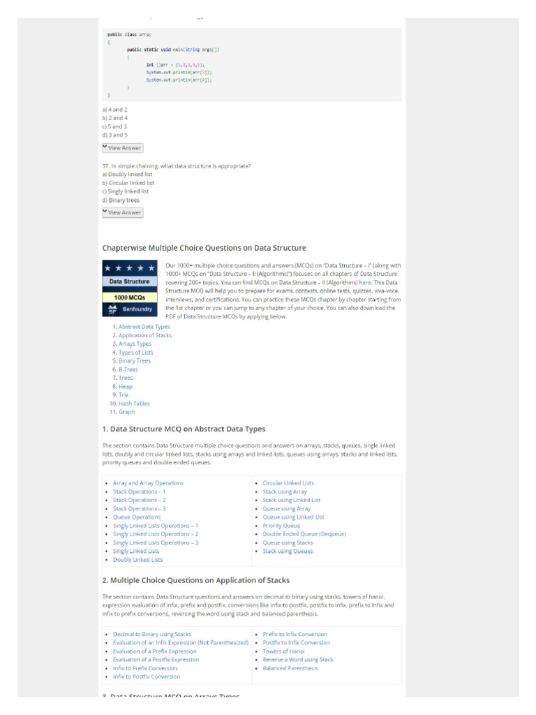 Sanfoundry 1000 Data Structure Questions Answers 2023 11 26 23 - 39 ...