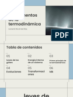 Fundamentos de La Termodinámica