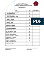 Registration Form Siena