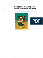 Practical Research Planning and Design Leedy 10th Edition Test Bank