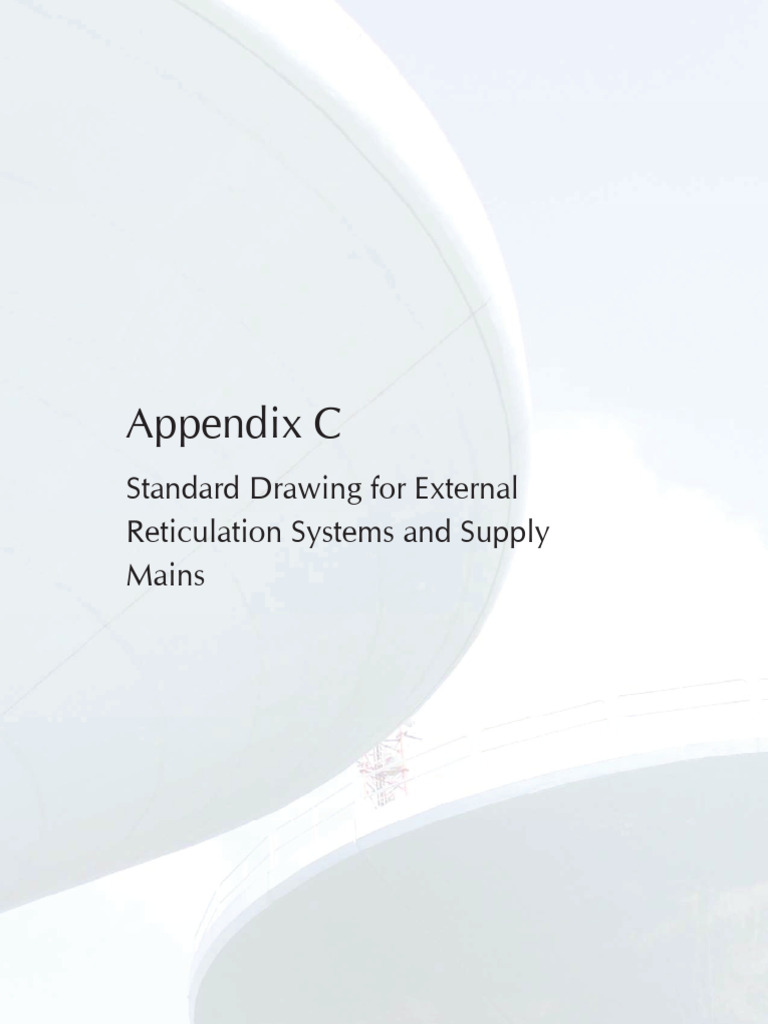 Standard Drawing for Reticulation Systems | PDF