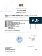 Certificado Exento