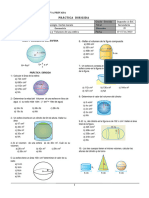 (2°) Área y Volumen de Una Esfera