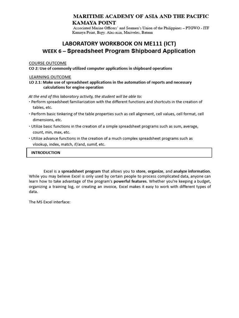 Free Spreadsheet Program Online