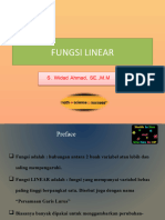 Matematika Ekonomi 5 FUNGSI LINEAR PPTX