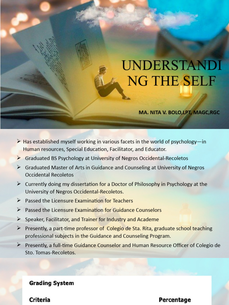 Understanding The Self | PDF | Self Concept | Self Awareness