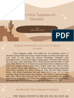 Kelompok 1 - Kitab Tafsir Tarjuman Al-Mustafid