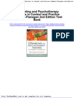 Counseling and Psychotherapy Theories in Context and Practice Sommers Flanagan 2nd Edition Test Bank