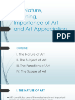Nature of Arts