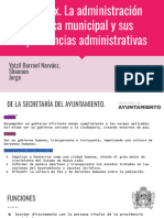 Unidad X. La Administración Pública Municipal y Sus Dependencias Administrativas