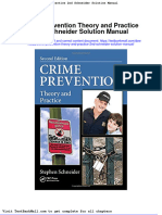 Crime Prevention Theory and Practice 2nd Schneider Solution Manual