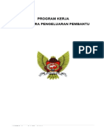 Program Kerja BENDAHARA PENGELUARAN