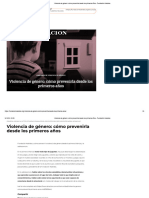 Violencia de Género - Cómo Prevenirla Desde Los Primeros Años - Fundación Kaleidos