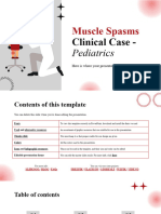 Muscle Spasms Clinical Case - Pediatrics by Slidesgo