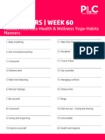 10 11 Week48 Hobbiesinterests Health - Wellnessyoga Habits Manners - Preview60