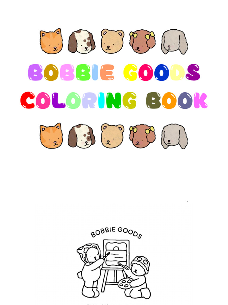 Boobie Goods Coloring Book